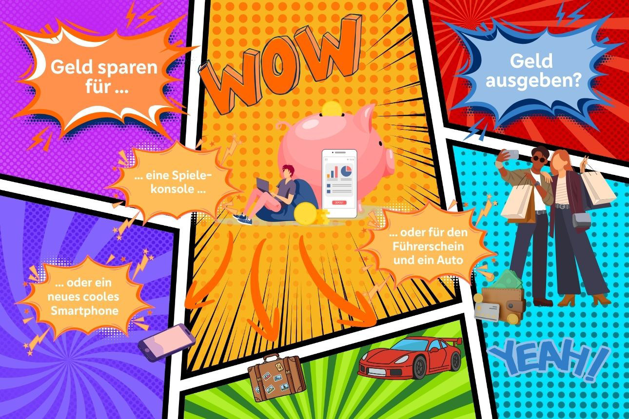 Konfi Komm Collage, Wow, Sprechblasen