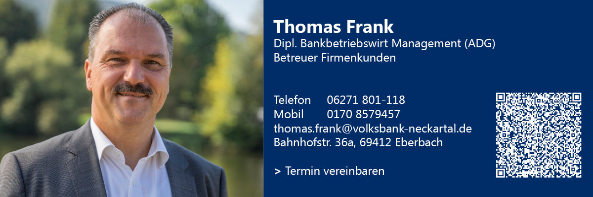 Kontakt Thomas Frank - Betreuer Firmenkunden
