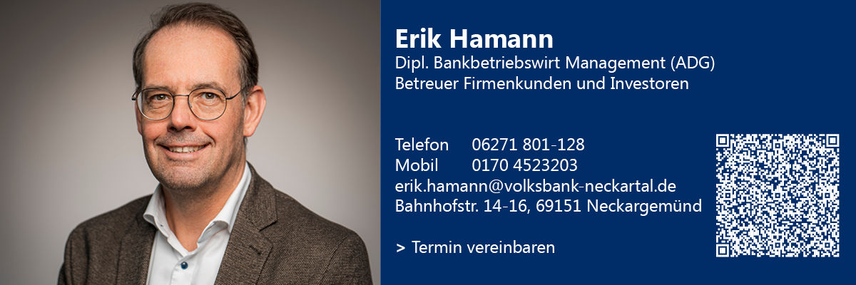 Kontakt Erik Hamann - Betreuer Firmenkunden