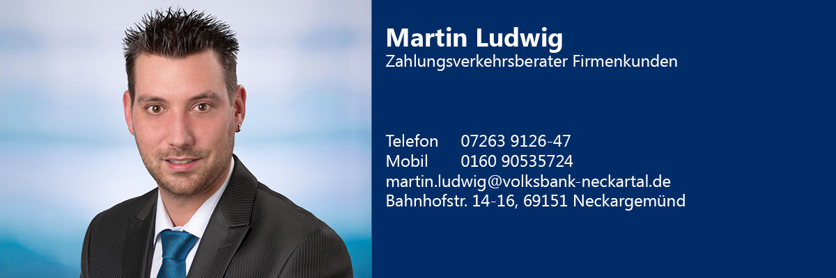 Kontakt Martin Ludwig - Zahlungsverkehrsberater