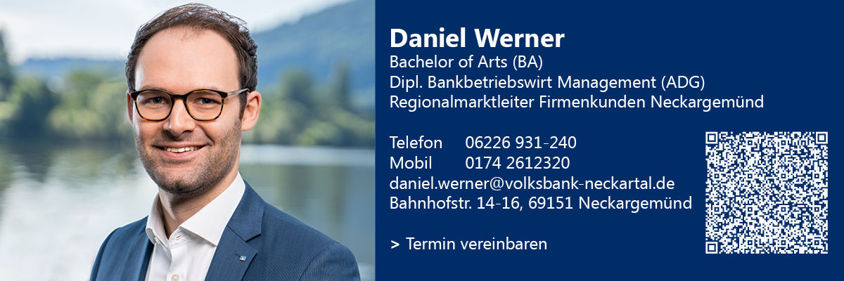 Kontakt Daniel Werner - Regionalmarktleiter Neckargemünd