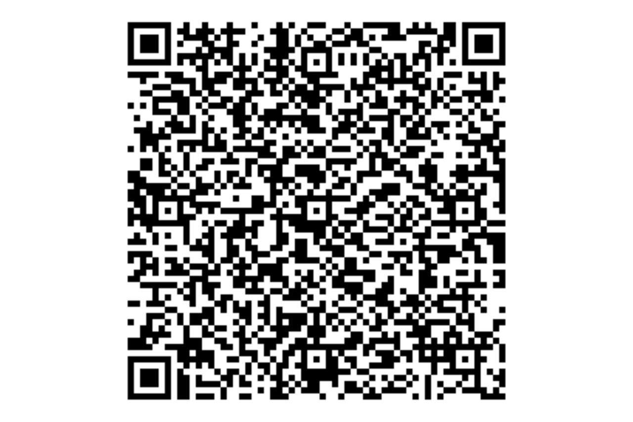 QR-Code, um die Kontaktdaten der DialogFiliale im Mobiltelefon abzuspeichern