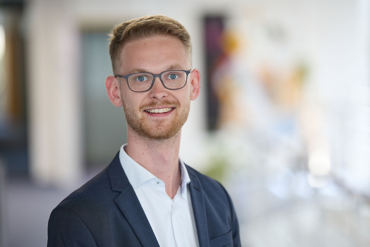 Foto unseres Personalreferenten Maximilian Kracht