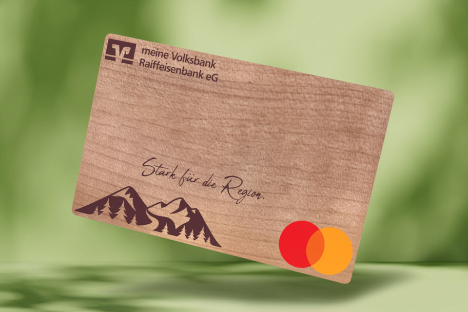 HolzCard der Volksbank Raiffeisenbank