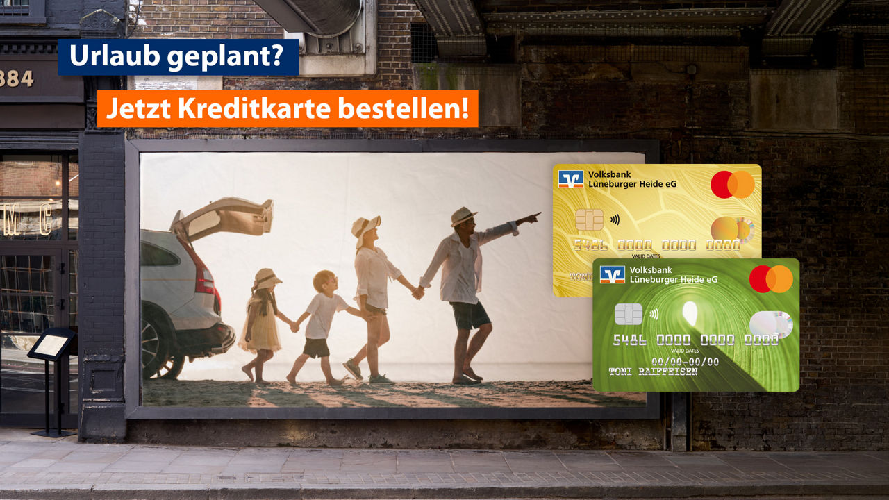 Urlaub geplant? Jetzt Kreditkarte bestellen