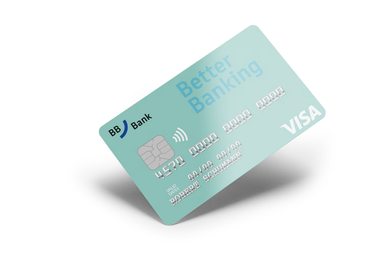 Schwarze Kreditkarte der BBBank