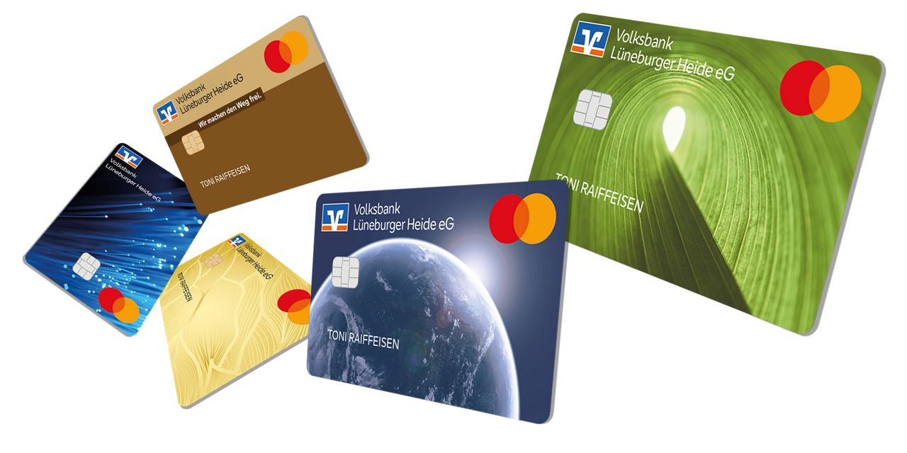 schwebende Kreditkarten