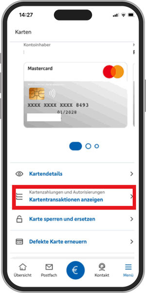 Kreditkartenumsätze