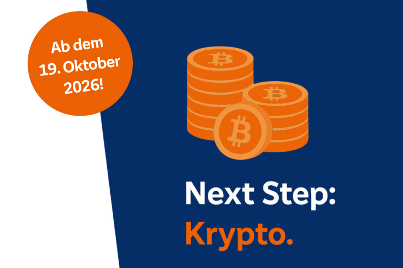Das Bild zeigt zwei Stapel Bitcoinmünzen