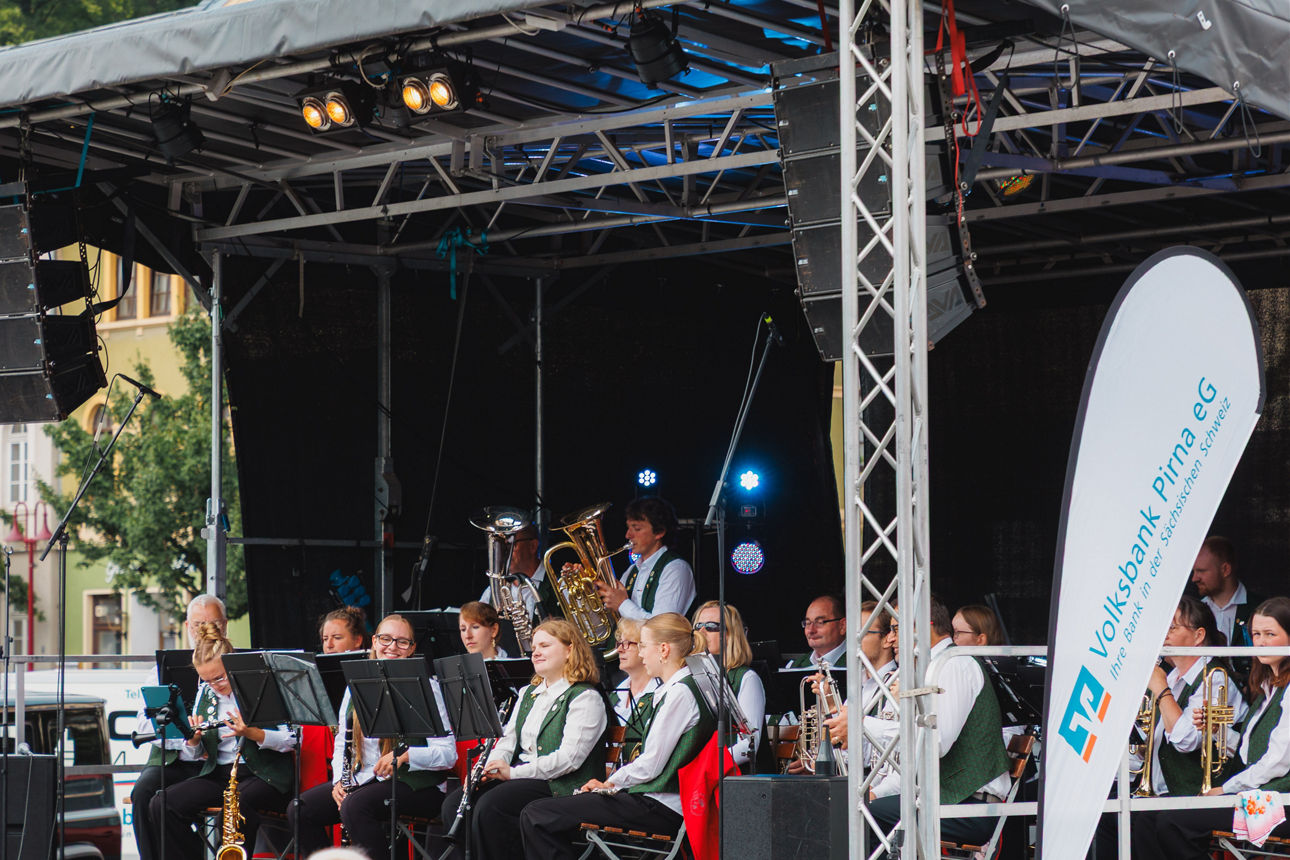 Jugendliches Schallmeien-Orchester beim Kultursommer 2026