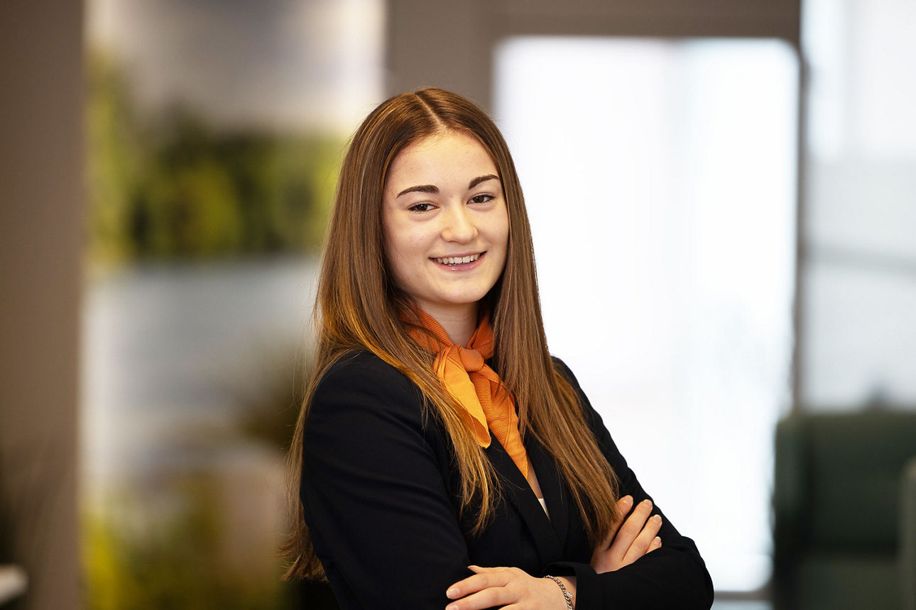 Azubi der VR-Bank Landau-Mengkofen eG