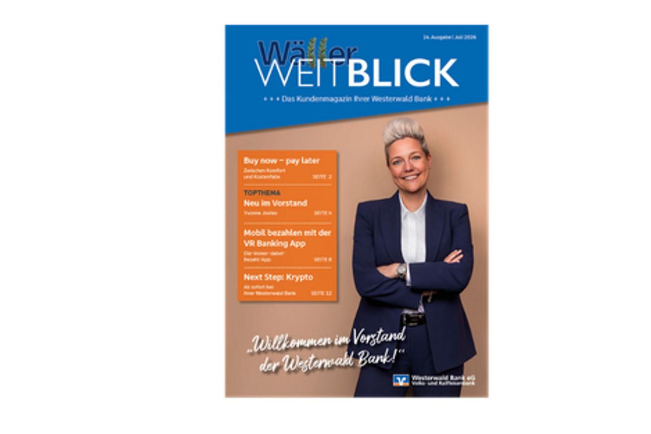 Titelbild des Kundenmagazins Ausgabe Juli 2026
