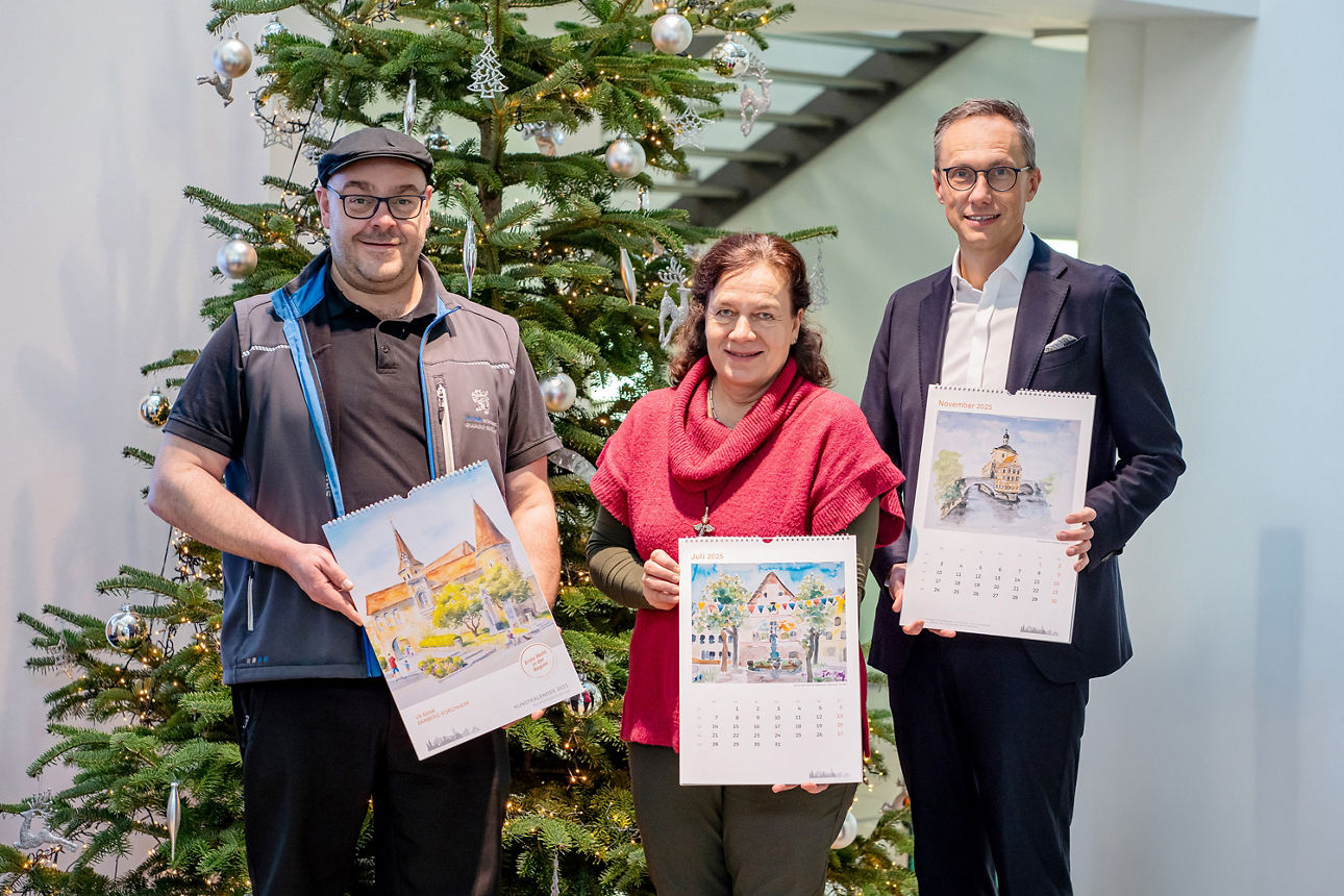 VR Bank Bamberg-Forchheim: Kunstkalender 2025 vorgestellt
