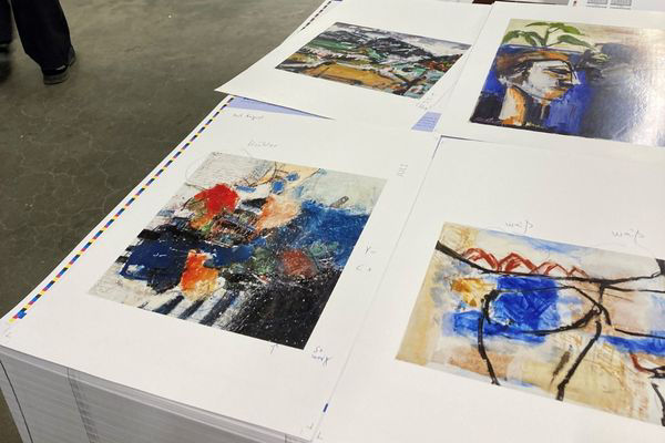 Eine Vorschau der enthaltenen Bilder im Kunstkalender 2026