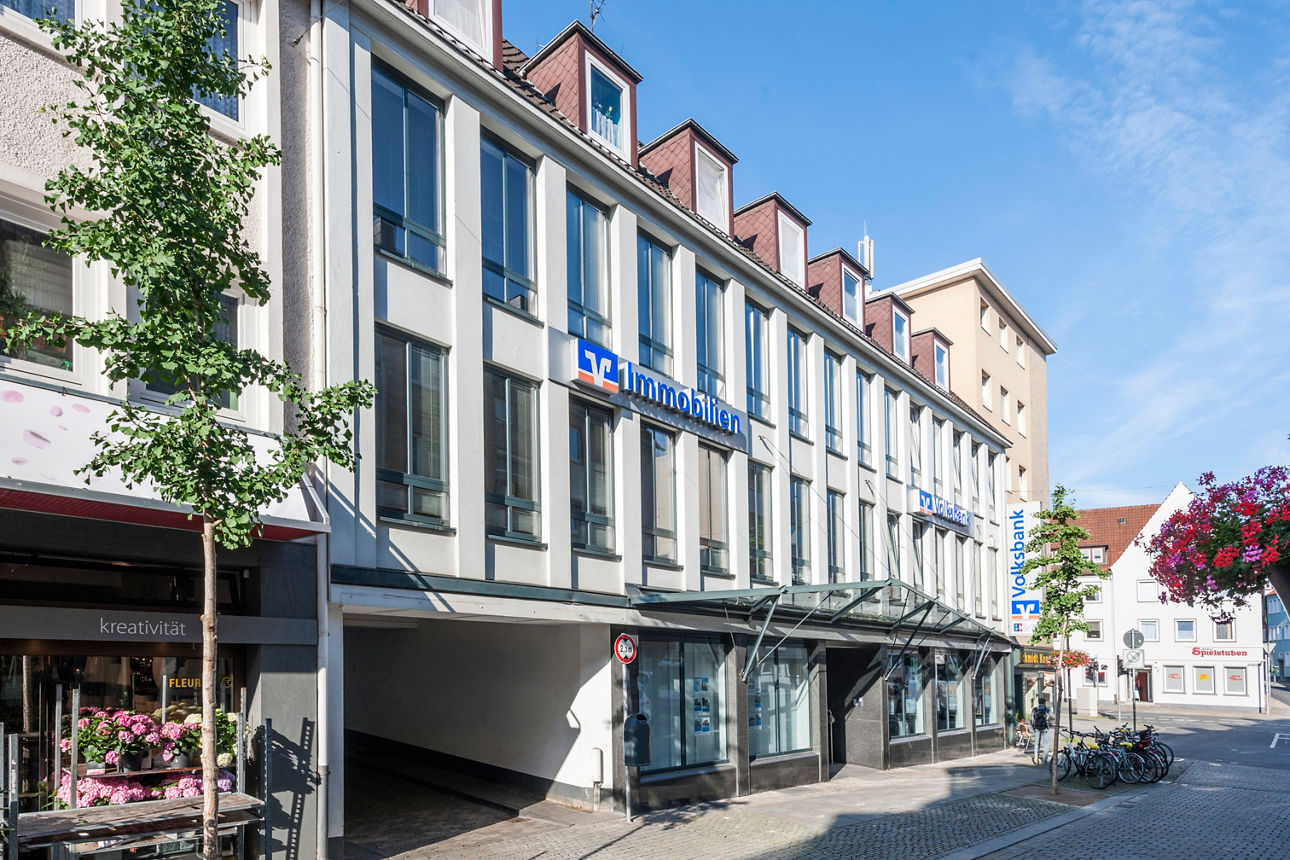 Außenansicht der SB-Geschäftsstelle Kurzer Hagen