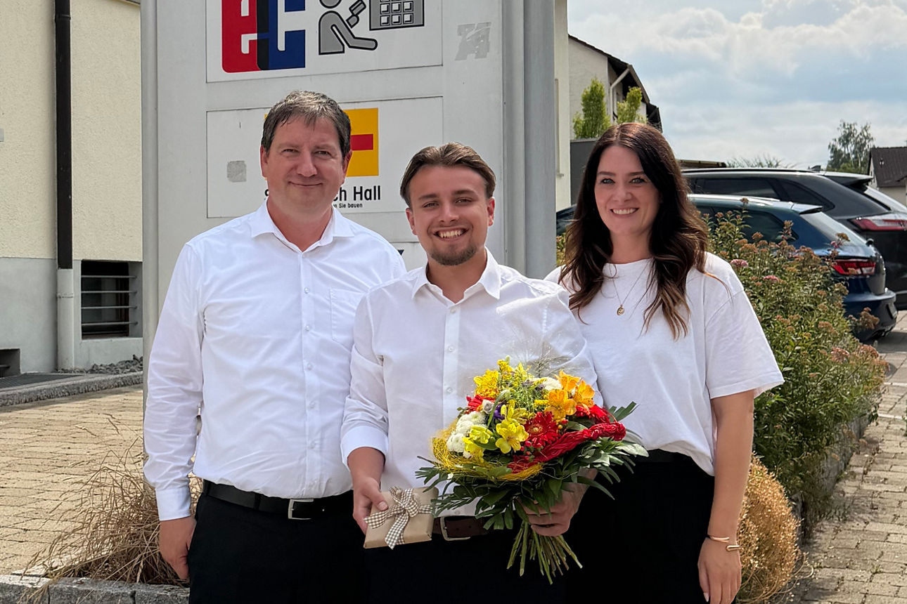 Mitabeiter v.l. Frank Kohler, Lee Läufer und Lena Wiedmann