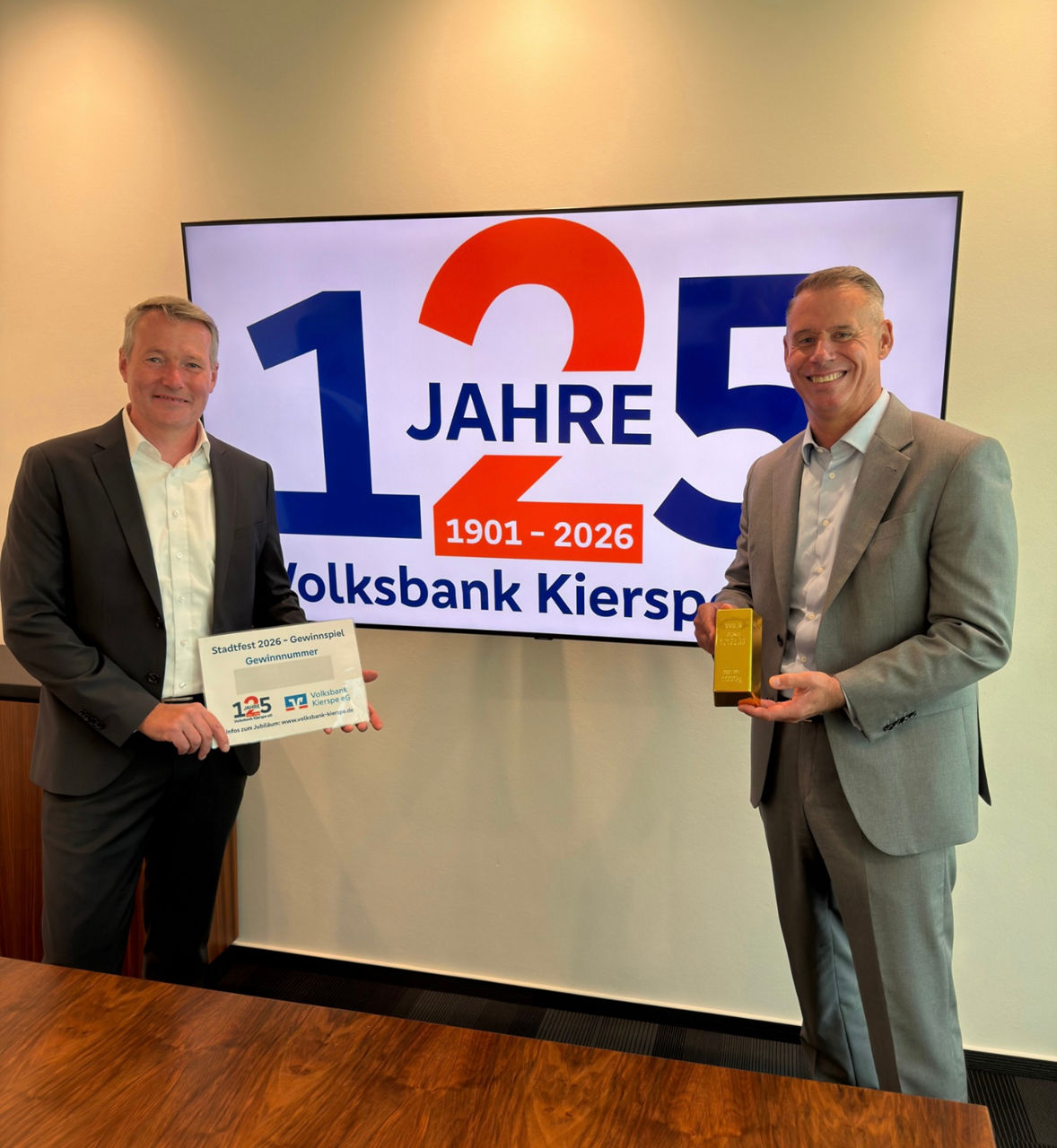 Banner zum Jubiläum 125 Jahre