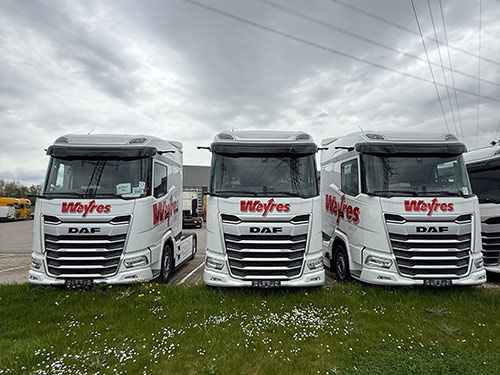 LKW der Spedition Weyres