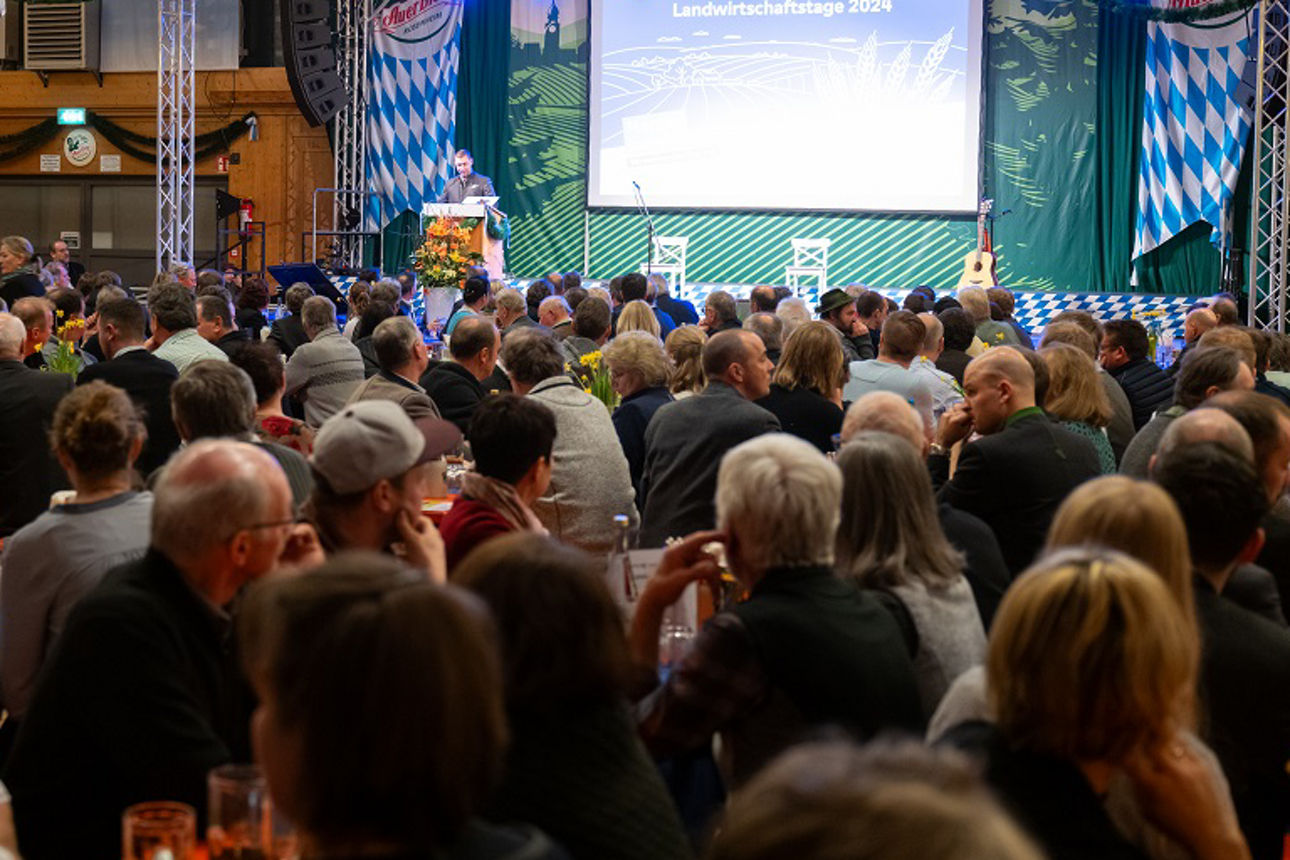 Rede bei dem Landwirtschaftstag in Rosenheim