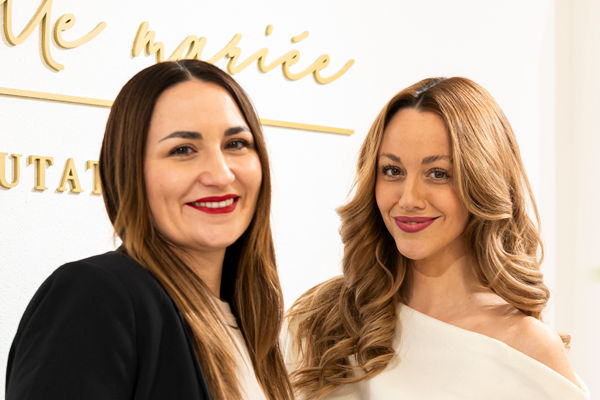 Romina Auer und Nikol Konta