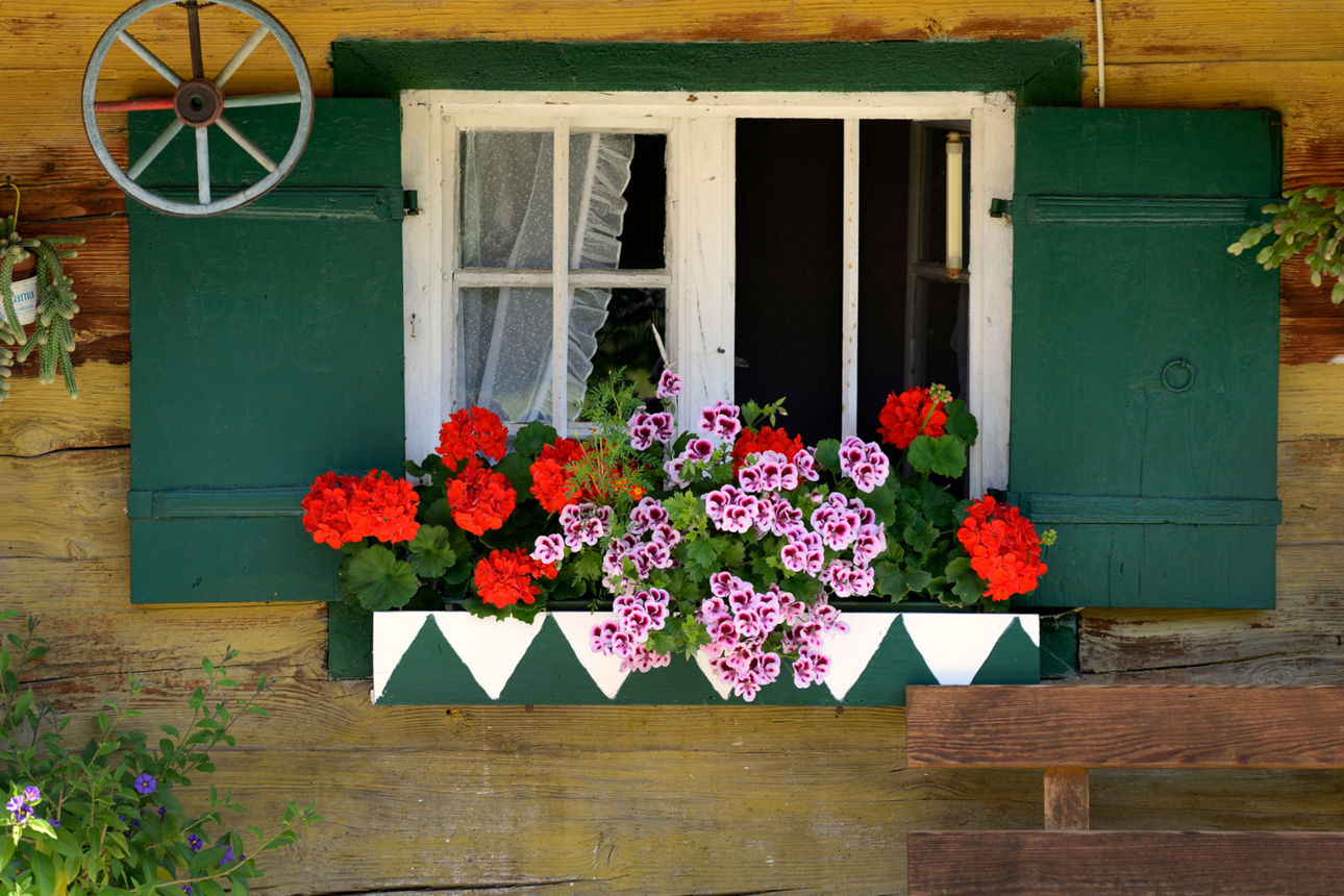 Landschaft-Kleindingharting-Fenster