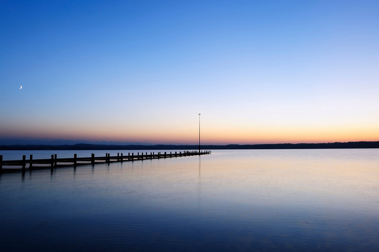 Blick auf den Starnbergersee