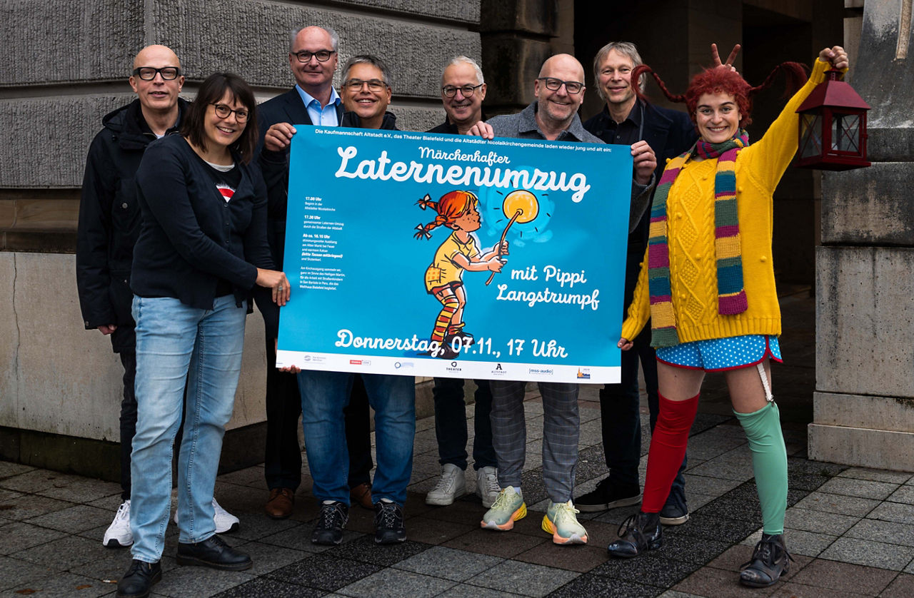 Märchenhafter Laternenumzug in Bielefeld