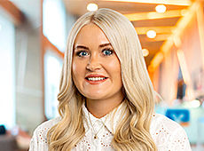 Firmenkundenspezialistin Telefonfiliale