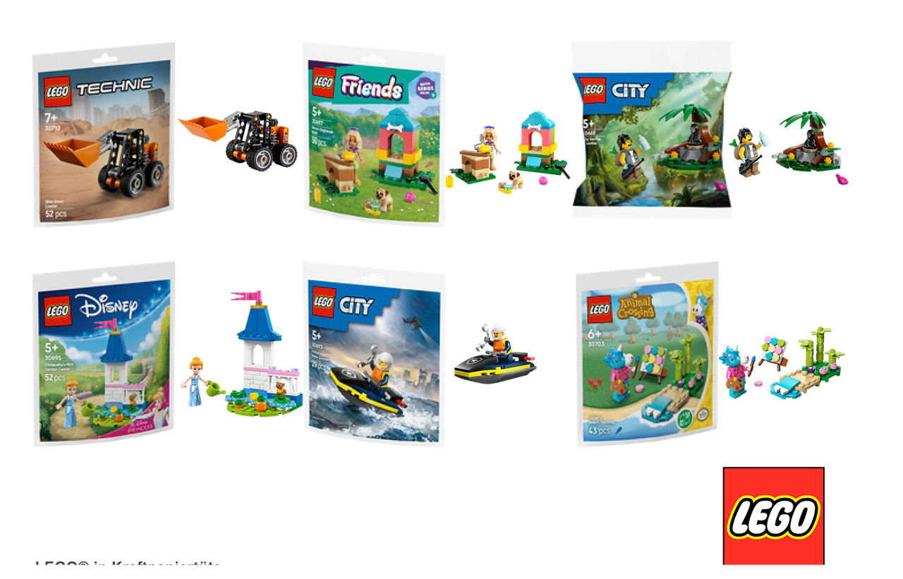 verschiedene Legofiguren