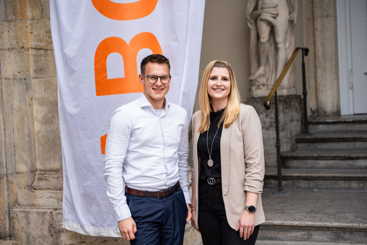 Levin Zacher und Aline Berchtold in München