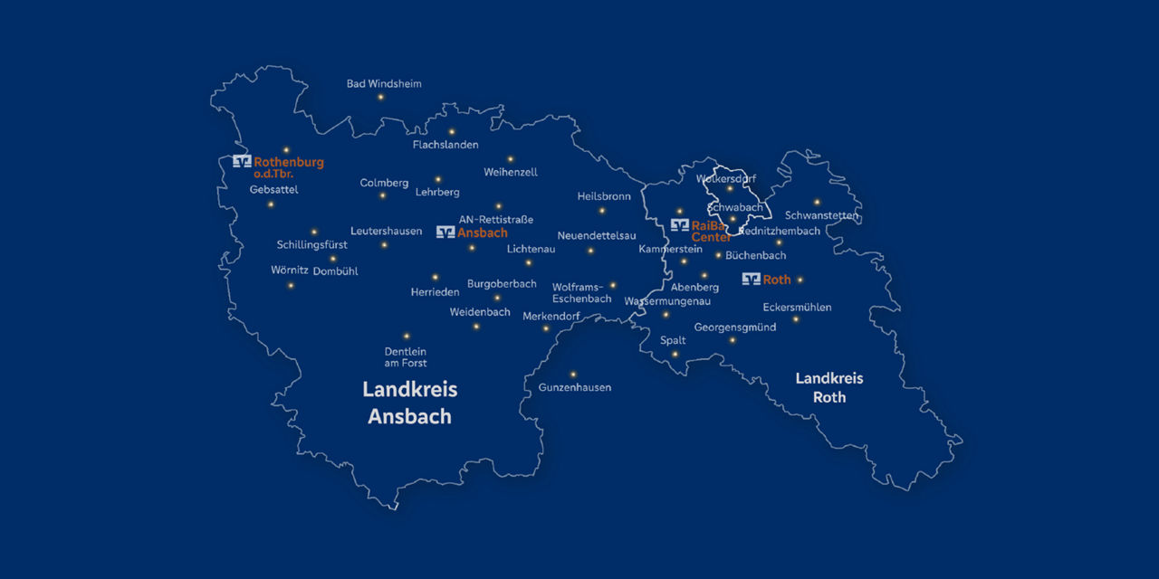 Sterne auf blauem Hintergrund