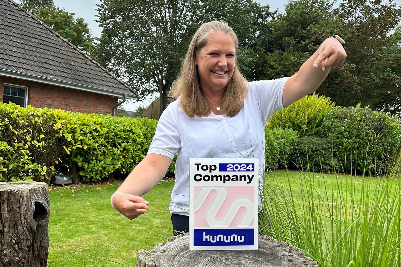 Linda mit dem Top Company Award 2024