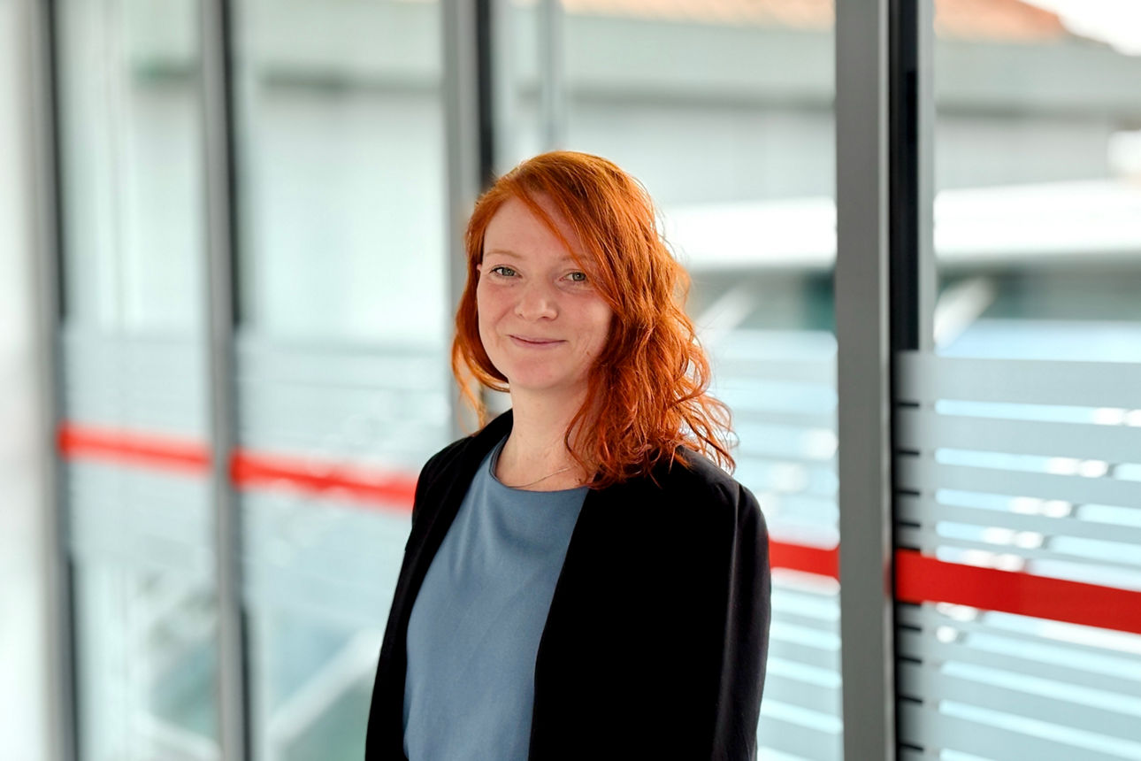 Lisa-Marie Bley, Mitarbeiterin der Volksbank Westrhauderfehn