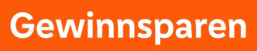 Neues Logo Gewinnsparen in Orange