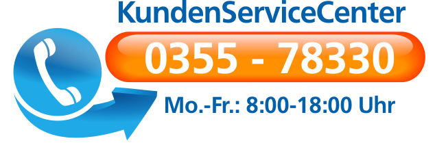 Logo KSC mit Telefonnummer