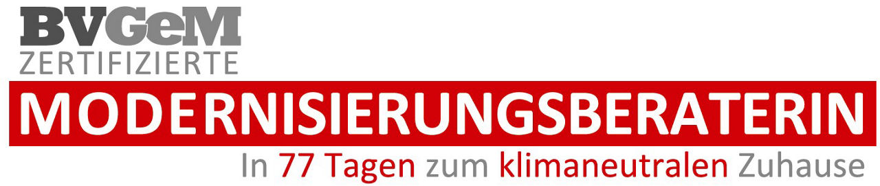 Logo BVGeM Zertifizierte Modernisierungsberaterin 