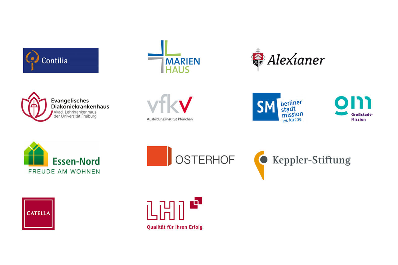 Eine Übersicht mit Logos von BIB-KundInnen