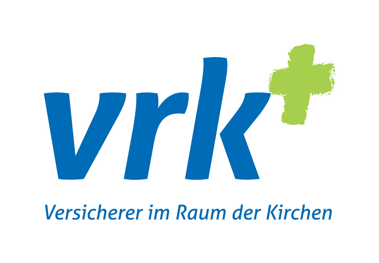 Das Logo der VRK - Versicherer im Raum der Kirchen