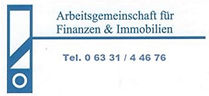 Logo der Arbeitsgemeinschaft für Finanzen & Immobilien