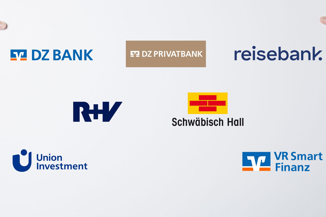 Logos der Unternehmen in der Genossenschaftlichen FinanzGruppe