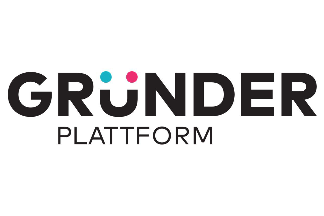 Die Grafik zeigt das Logo der Gründerplattform