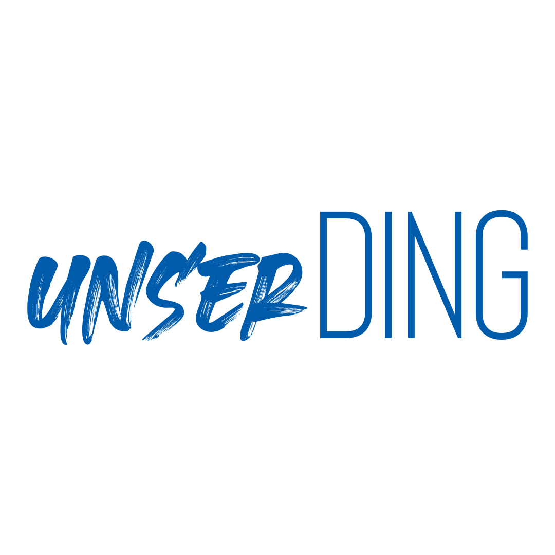 Logo unserDING blau