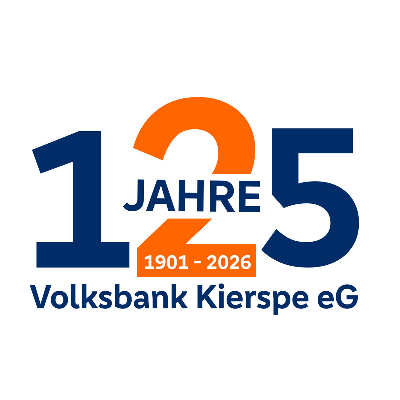 Logo 125 Jahre Volksbank Kierspe eG