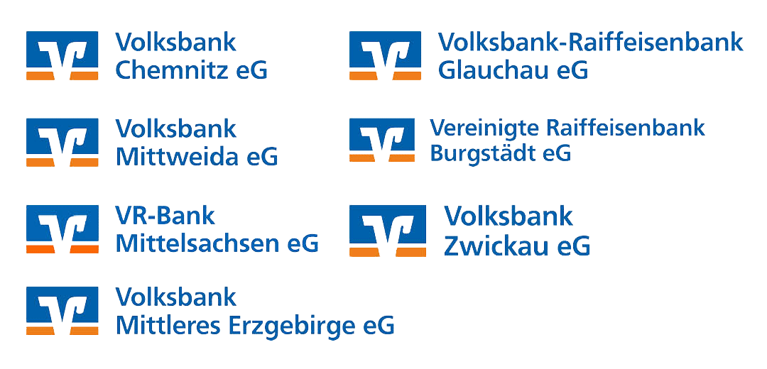 logos der 7 Volksbanken