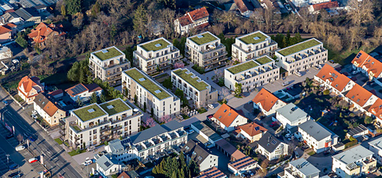 Illustration: Wohnquartier Ludwigsgarten in Speyer