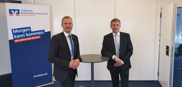 Jürgen Rast und Uwe Schnurr die Vorstände der Volksbank-Stiftung