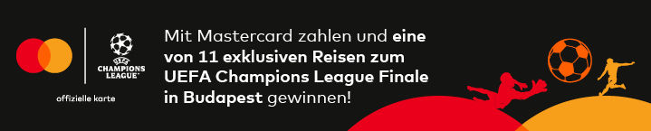 Infobanner Mastercard UEFA Gewinnspiel