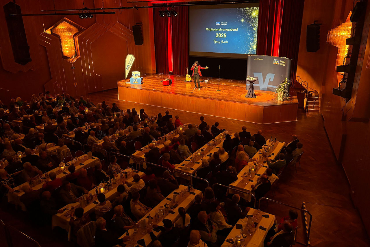 Mitgliederehrungsabend im Bürgerzentrum Bruchsal.