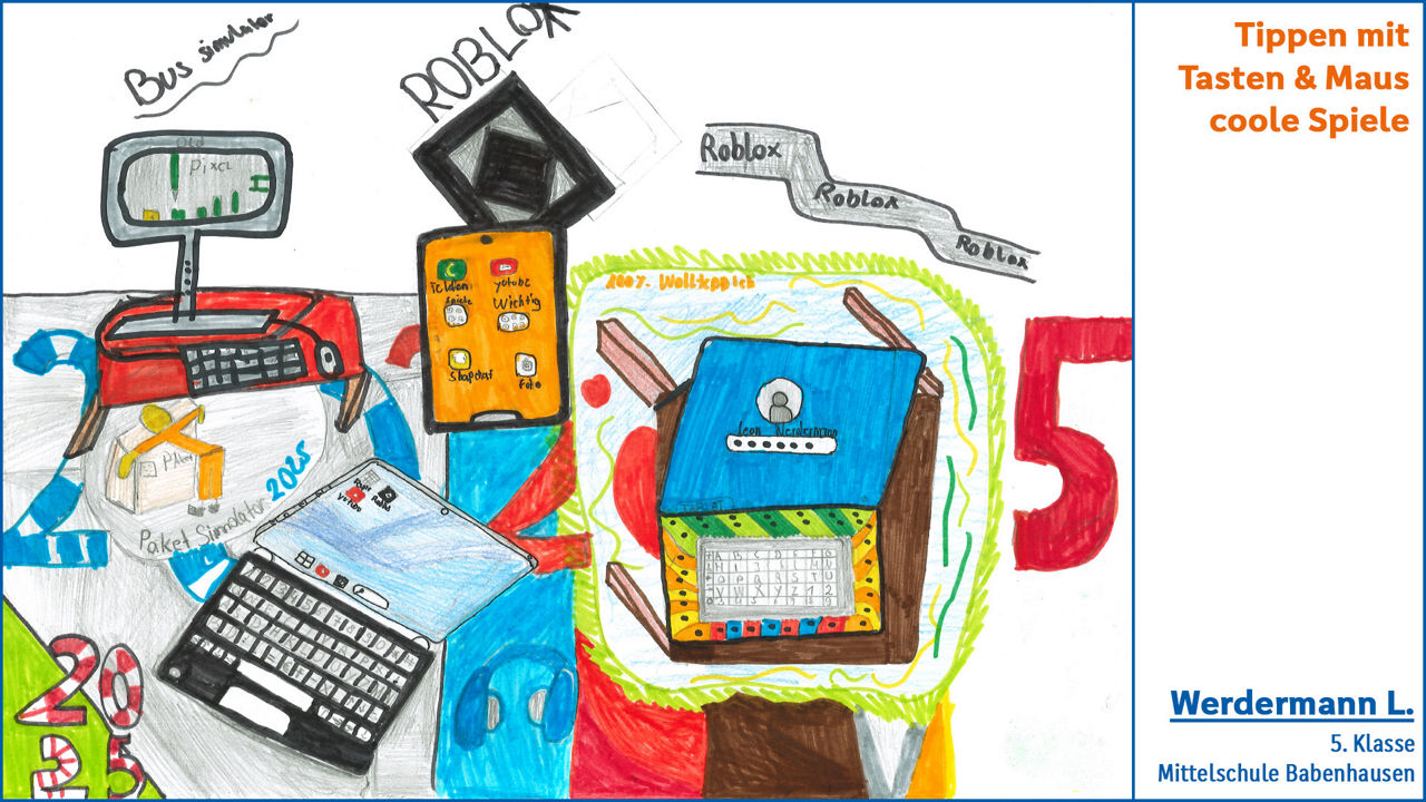 Tippen mit Tasten & Maus coole Spiele