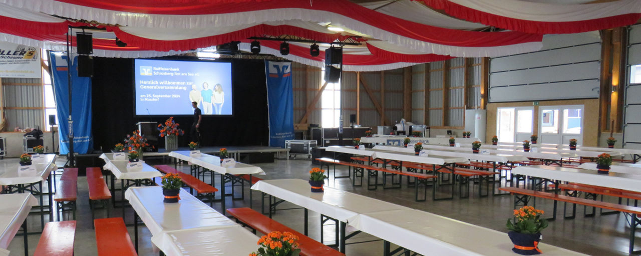 Vorstand Thomas Haag bei der Präsentation vor unseren Mitgliedern